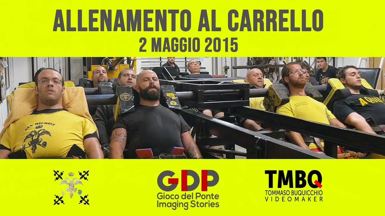Gioco del Ponte - 5 Maggio 2015 - Allenamento al Carrello del San Michele