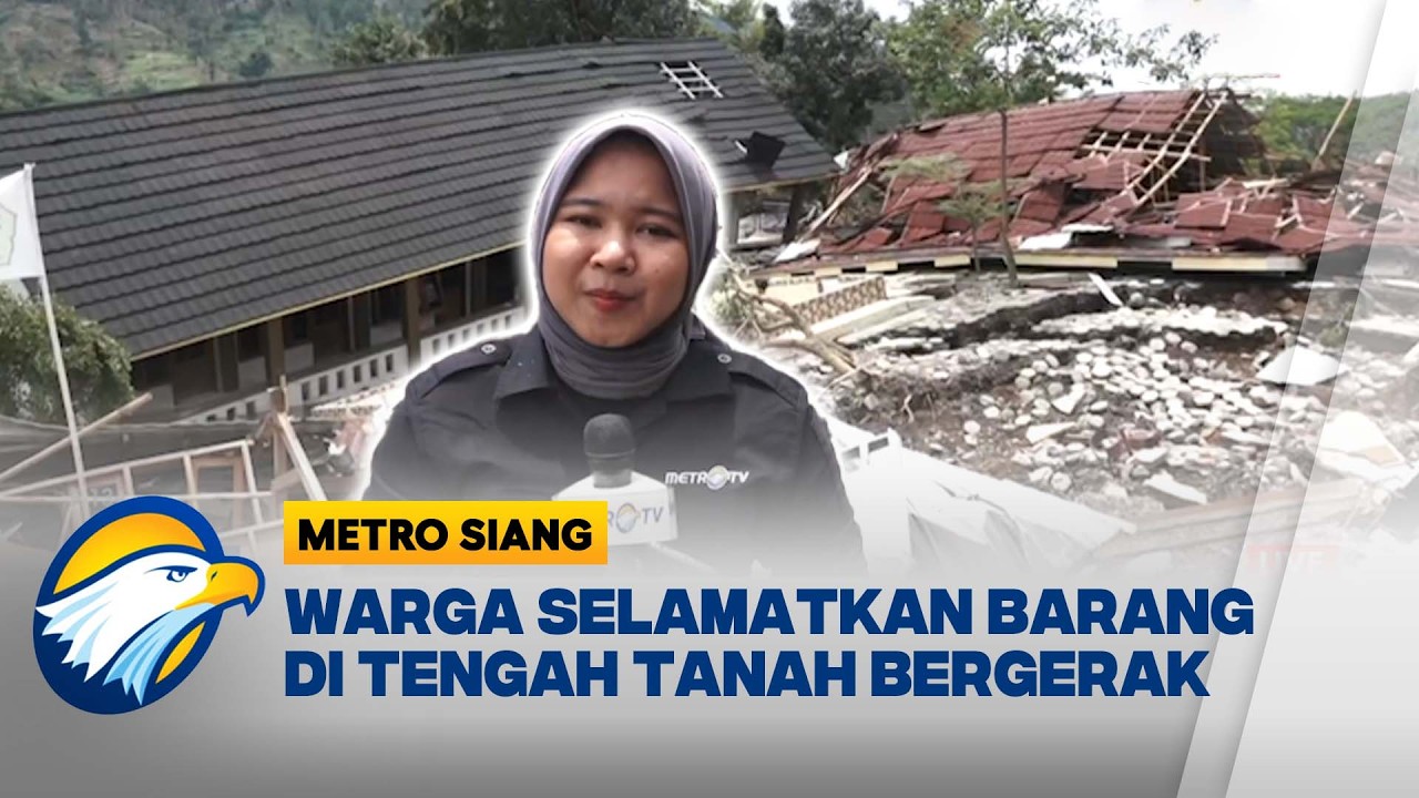 Laporan Langsung dari Tegal: Tanah Bergerak Mengancam Warga [Metro Siang]
