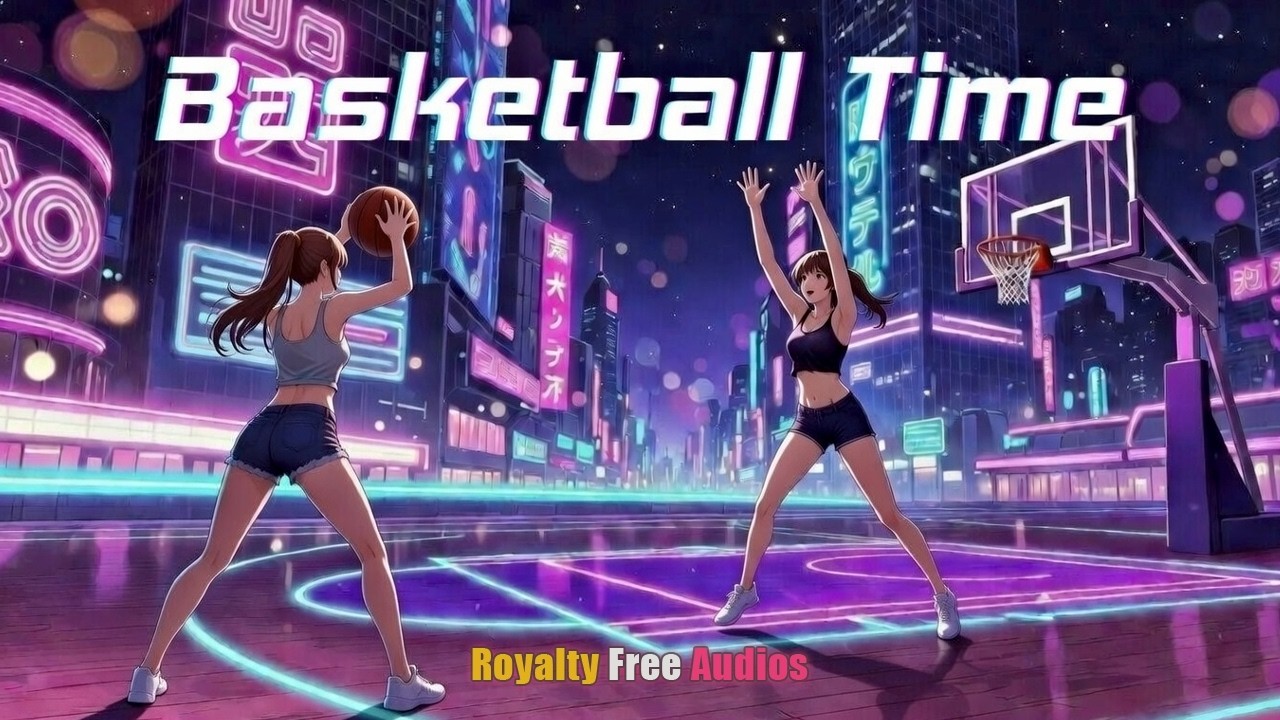 Basketball Time - RETROWAVE MUSIC Royalty Free | No Copyright