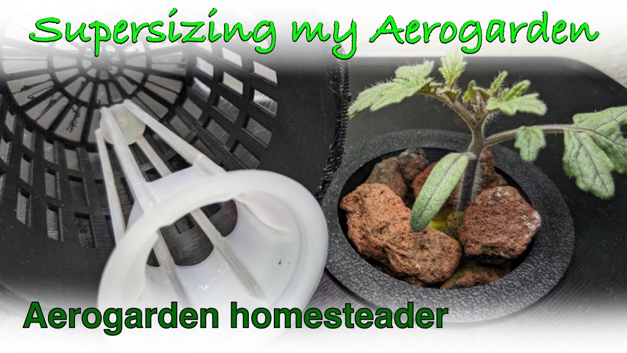 Improving an Aerogarden by supersizing it - Aerogarden update