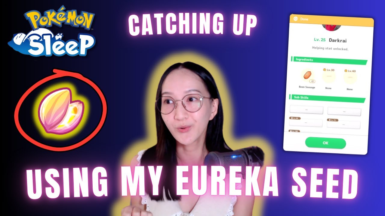 Pokémon Sleep: Using My Eureka Seed on Darkrai!