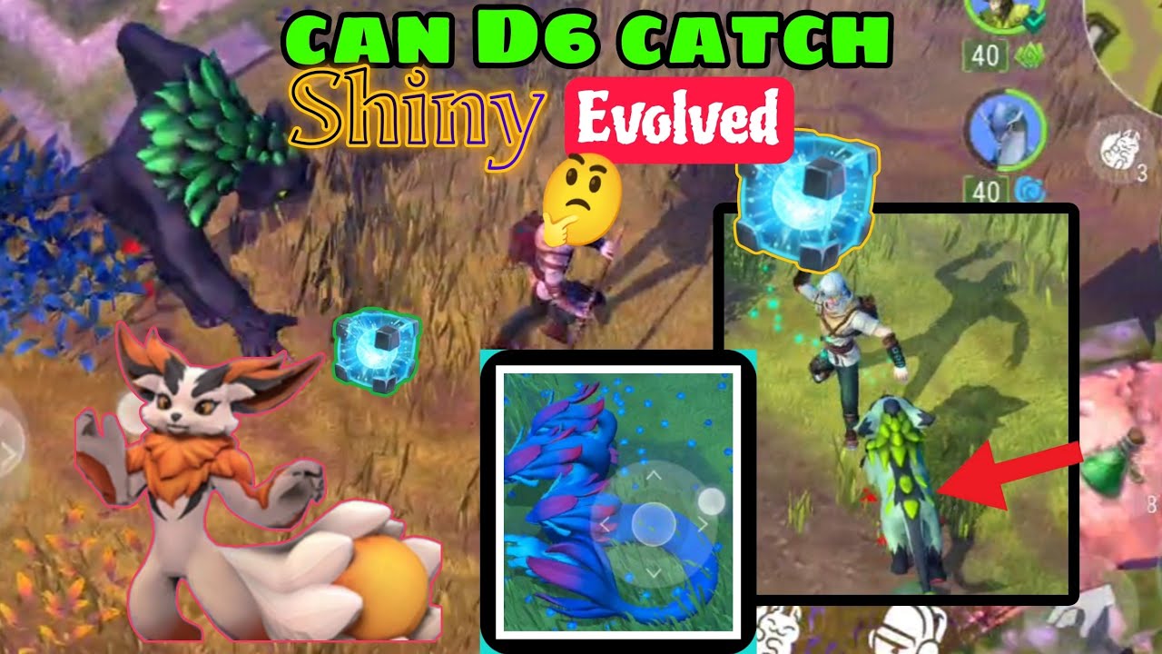 can we catch evolved shiny amikin with amidice D6 | amikin survival