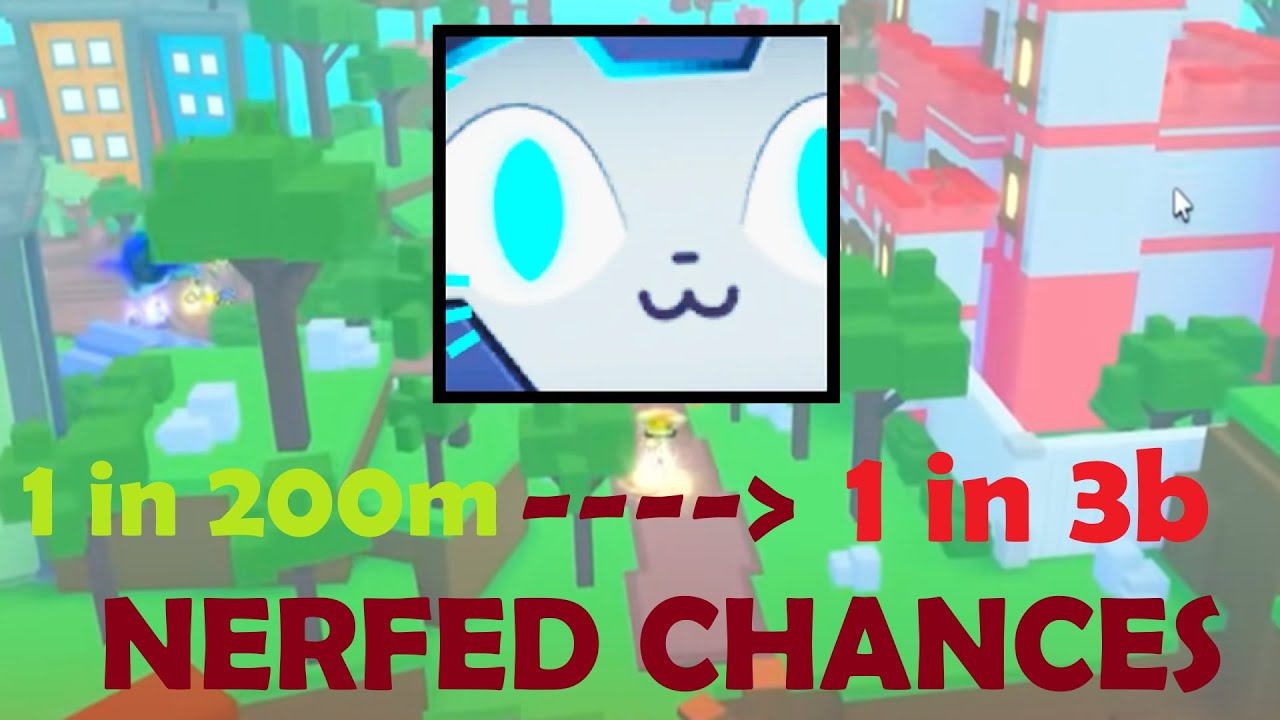 📉 NERFED CHANCES OF TITANIC ARCANE CAT IN PET SIMULATOR 99 RNG UPDATE