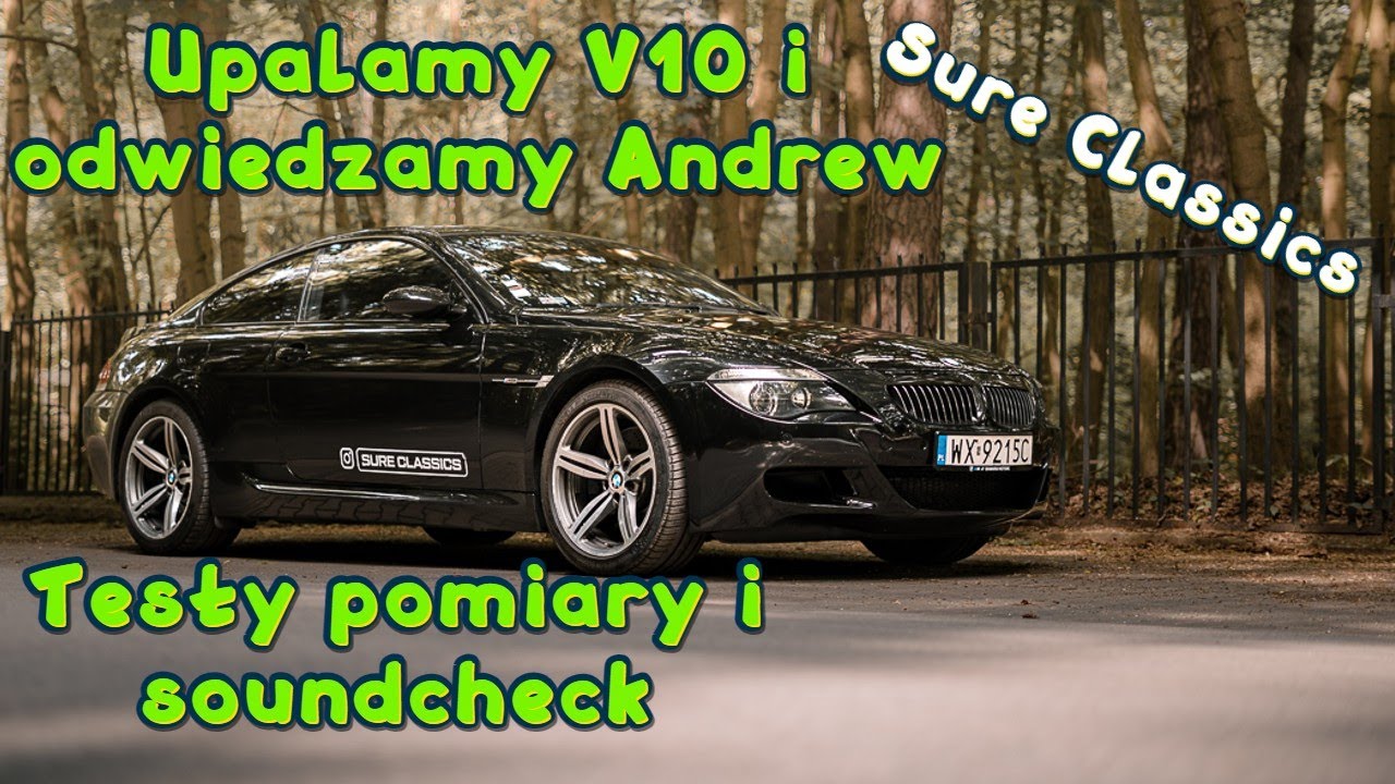 M6 e63 V10 ryczy jak bolid F1 Sure Classics