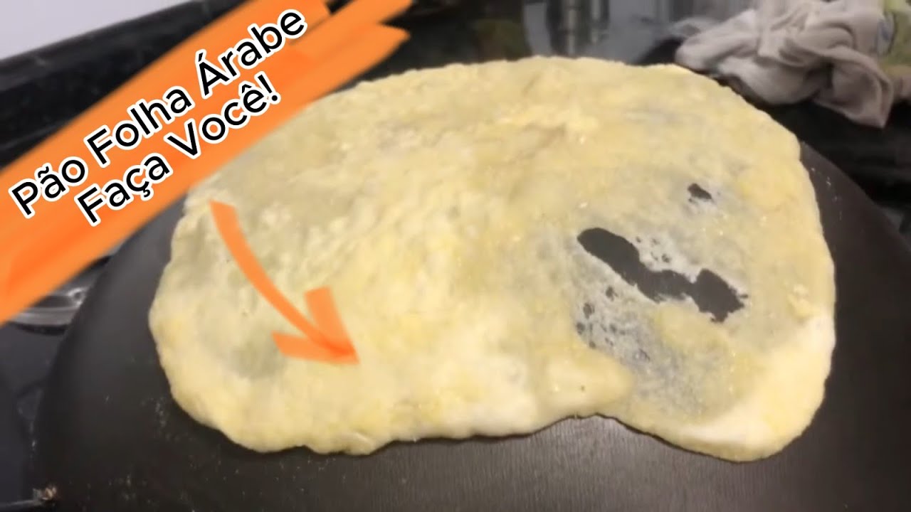 RECEITA PAO ARABE CASEIRO PERFEITO - APRENDA COMO FAZER !
