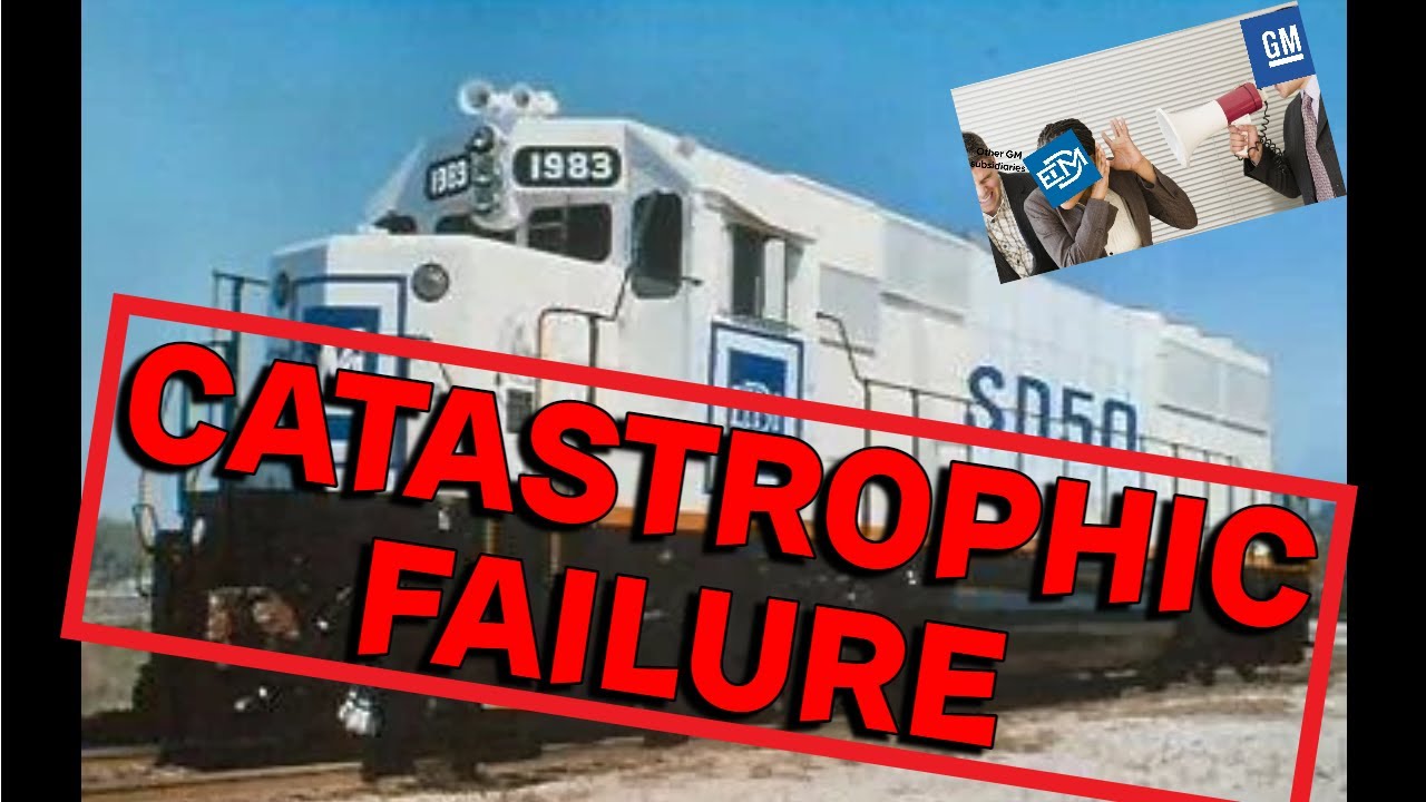 Как SD50 стал ошибкой, разрушившей репутацию EMD | Garbage on The Rails, эпизод 8