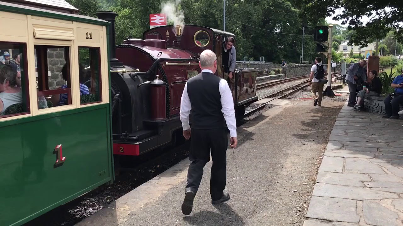 George England Prince about to leave Minffordd during the Hunslet 125 event
