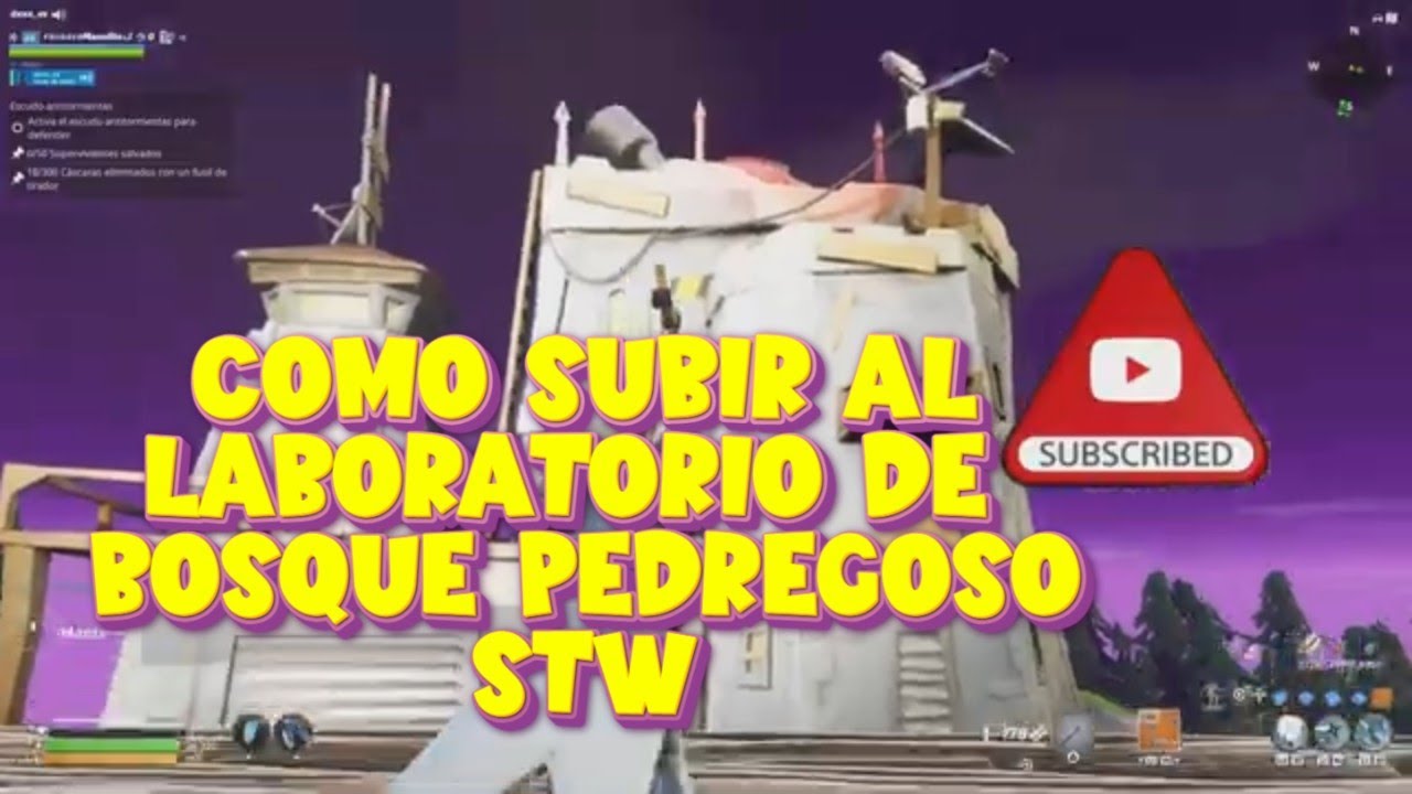 Como SUBIR al LABORATORIO de BOSQUE PEDREGOSO Y METERSE DEBAJO del MAPA (FACILISIMO)💥2024