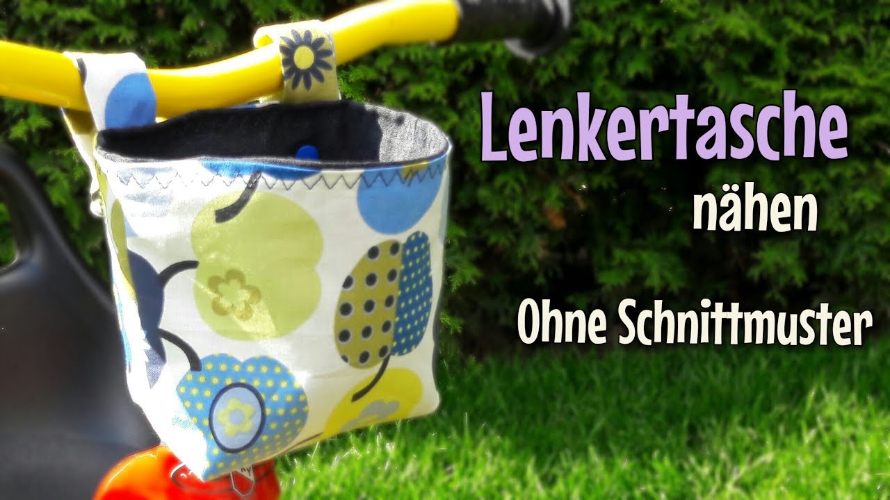 Lenkertasche - Nähanleitung - OHNE Schnittmuster - Nähtinchen