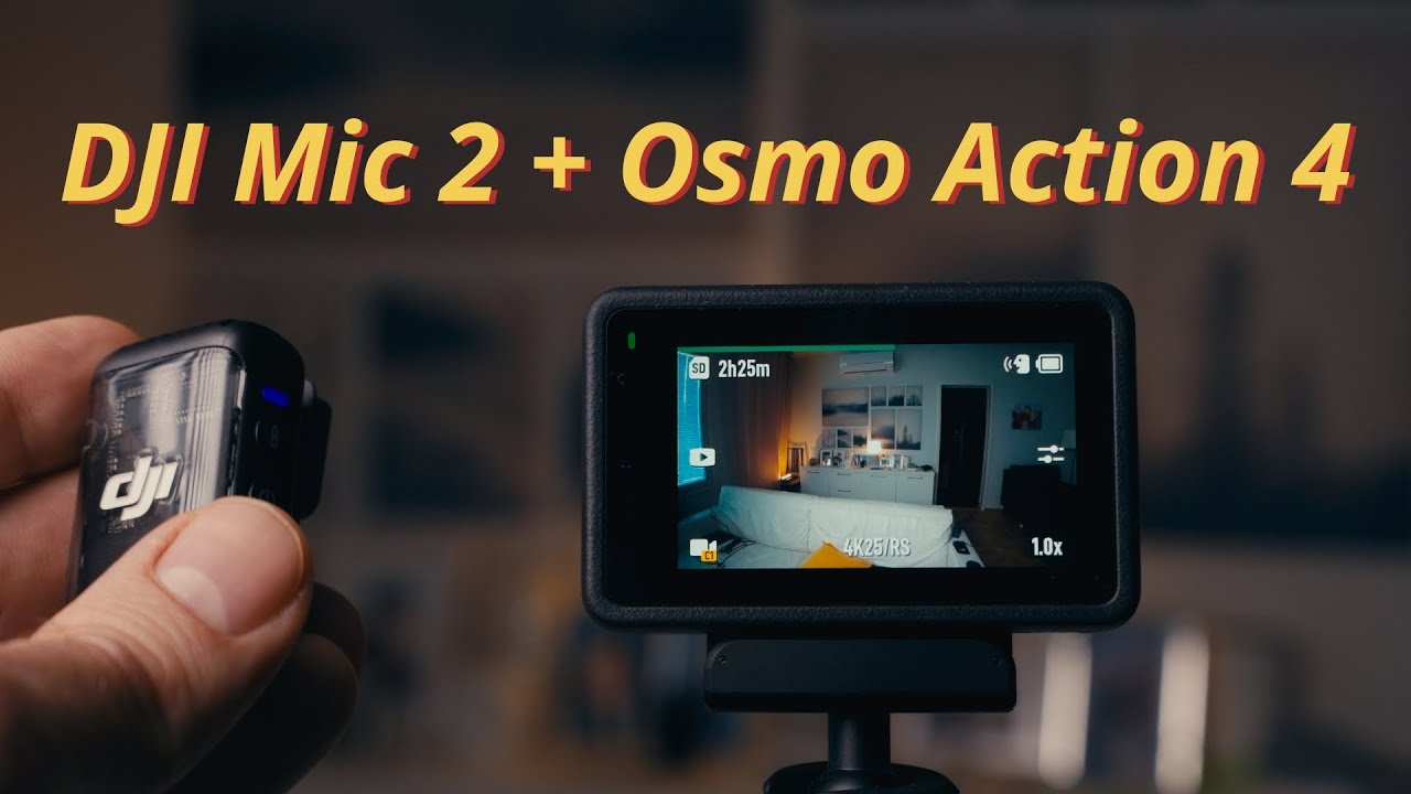 DJI Mic2 + Osmo Action 4: несколько советов по видеоблогу