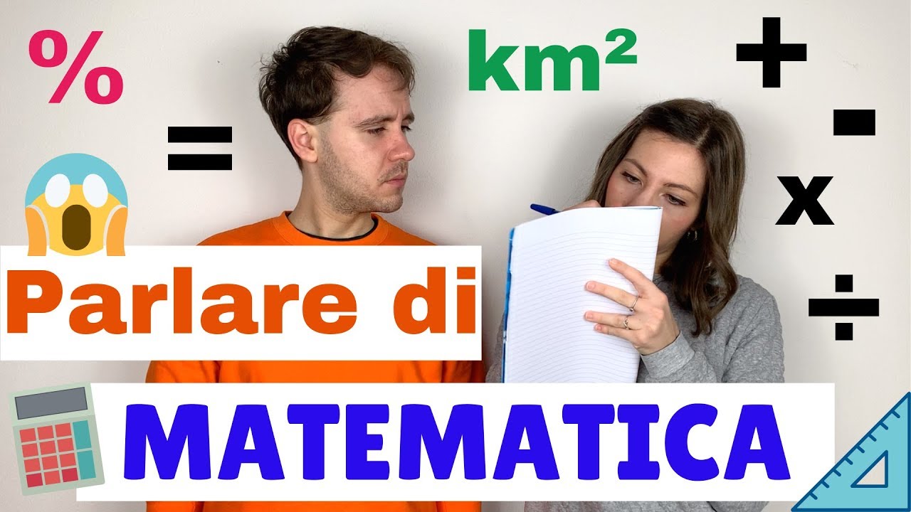 Parlare di MATEMATICA in ITALIANO: più (+), meno (-), per (x), diviso (:), percento (%) 🤯 😰 😱 🤪