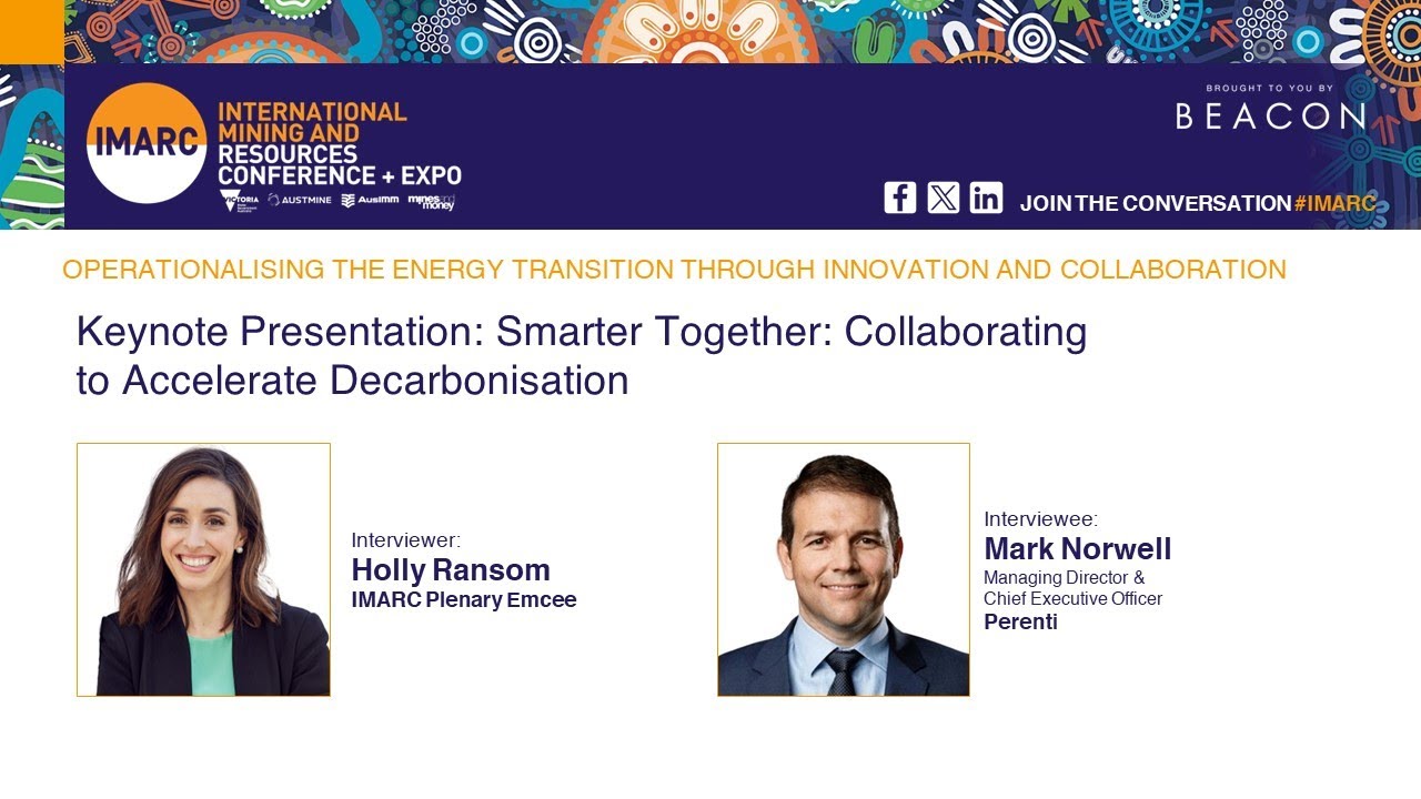 Keynote Presentation: Smarter Together: Collaborating to Accelerate Decarbonisation