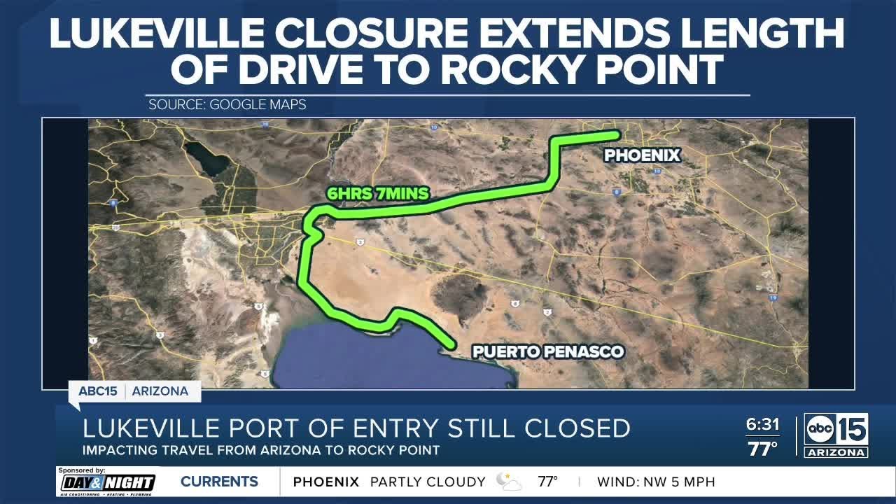 Lukeville Port of Entry remains closed