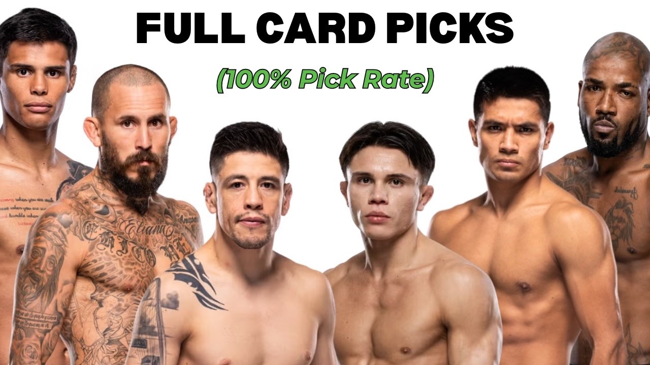 UFC Mexico Moreno vs Kavanagh FULL Fight Predictions & Breakdown