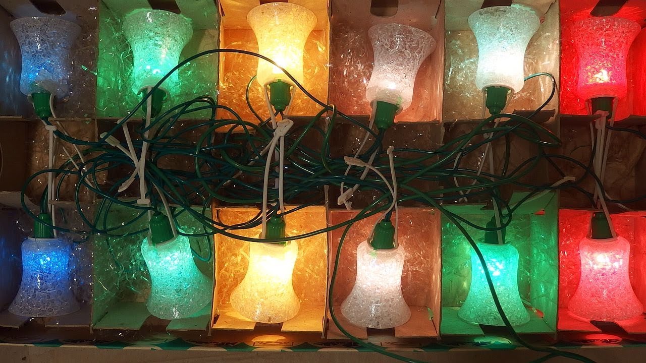 Vintage 1970s - 1980s Christmas Lights - repair and examination