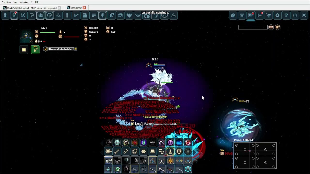 DarkOrbit-Laberinto Congelado MIMESIS 2021