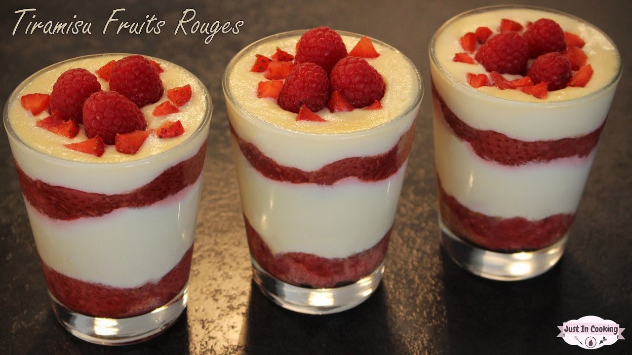 Recette de Tiramisu aux Fruits Rouges