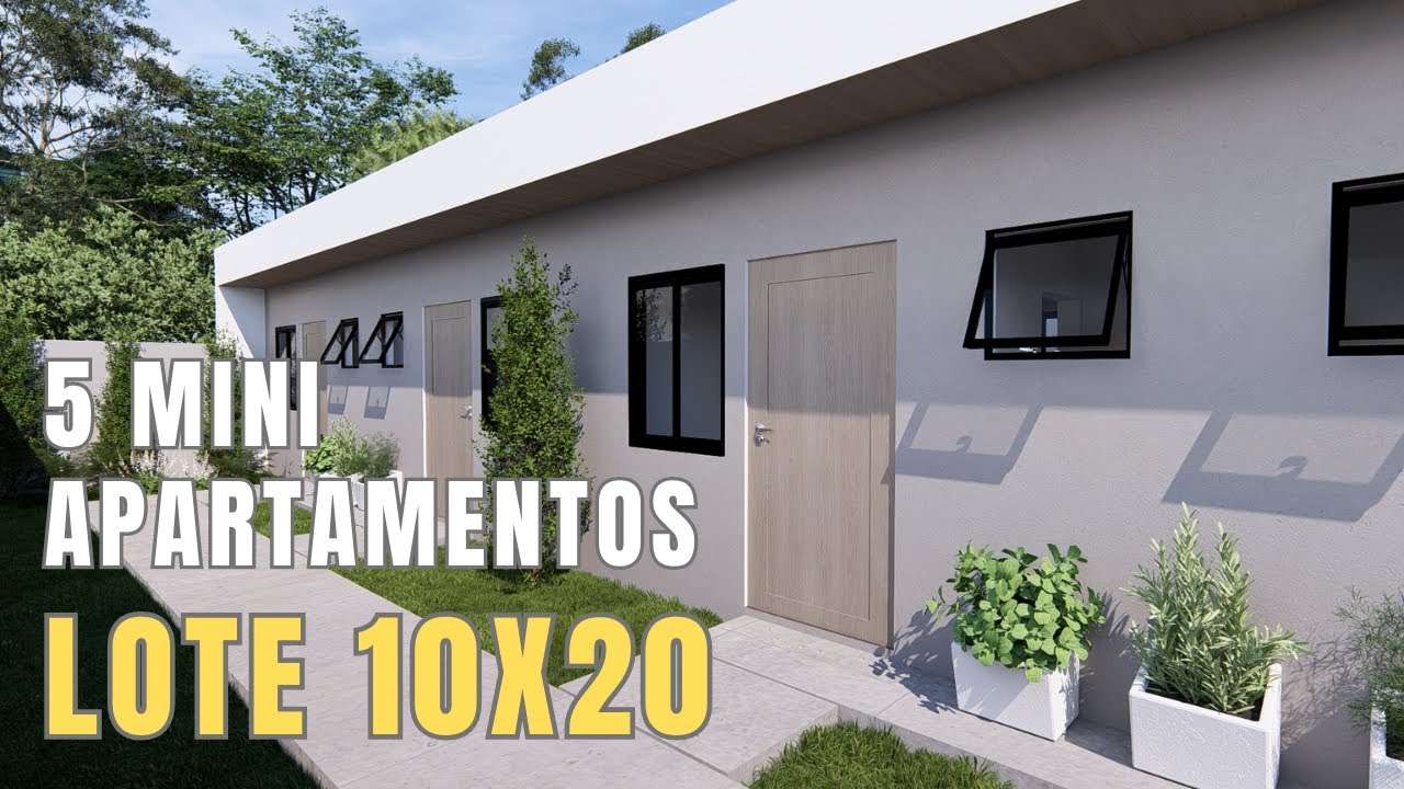 5 APARTAMENTOS PARA ALQUILER EN LOTE DE 10X20