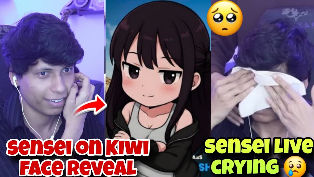 Sensei On Kiwi Face Reveal 😱 Sensei Live Crying 💔