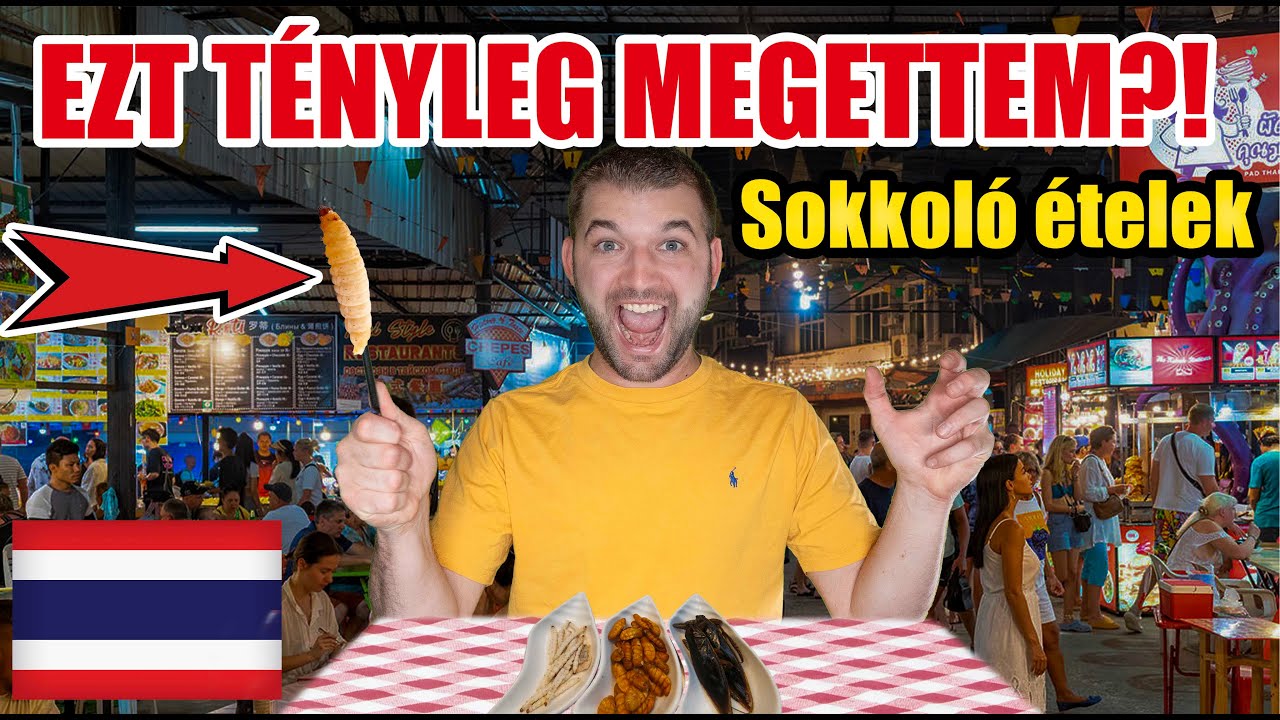 Thai piac brutális kajákkal ! Soha többé!  -  Thailand 4