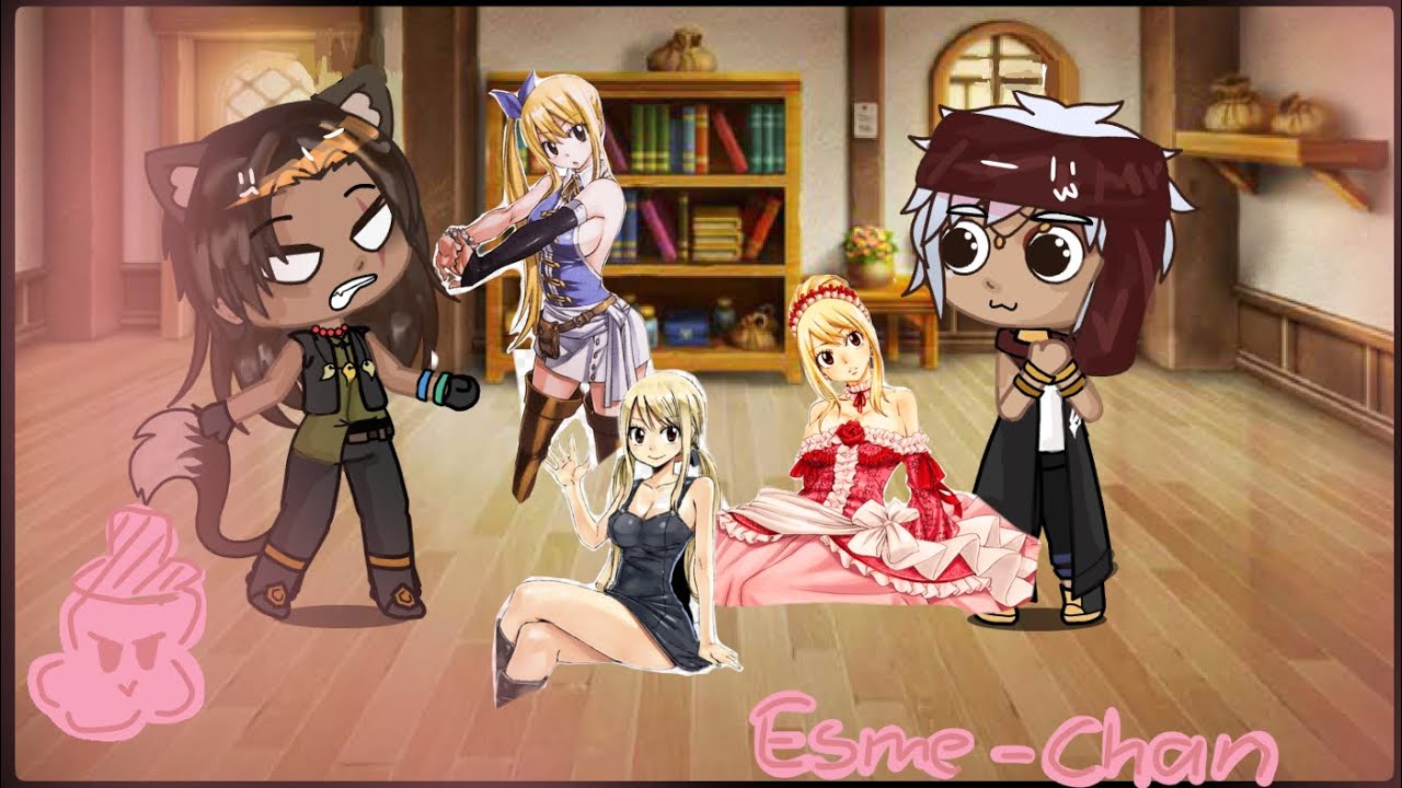 Twisted wonderland react to f!yuu as Lucy heartfillia 1/2