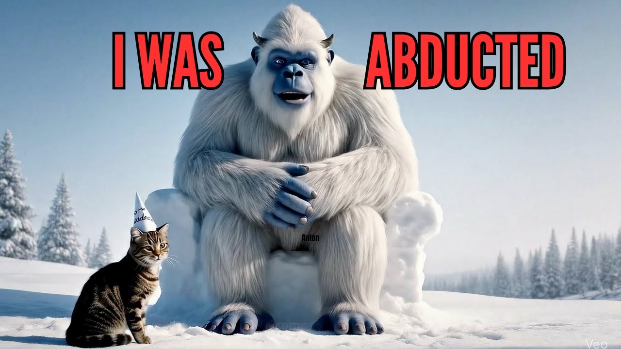 Bigfoot Alien Vlog - Abducted in Snow?! Yeti Vlog ft. Cat 👽❄️
