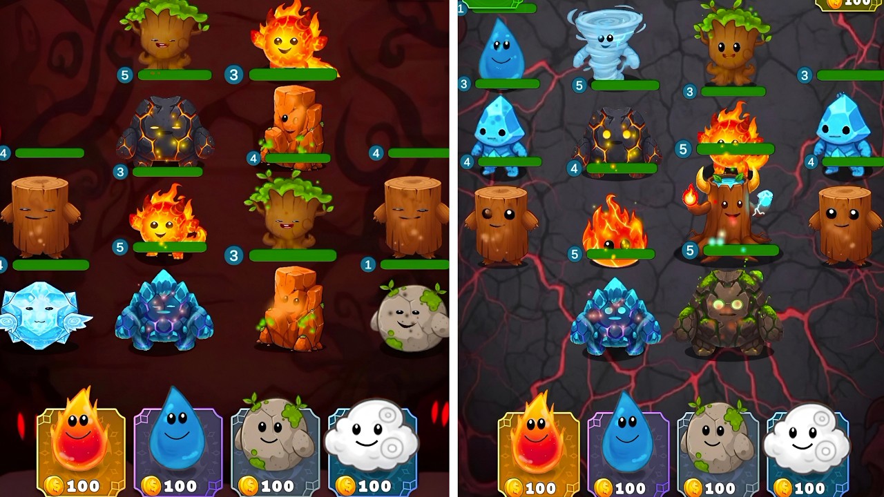 Elemental Merge Battle - Merge Monster Gameplay NEW VERSION | Ultimate Evolution Battle! PART - 02