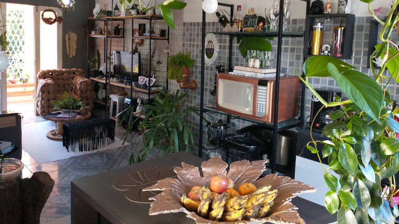 DIY Fruteira em Formato de Folha Feita com Cimento