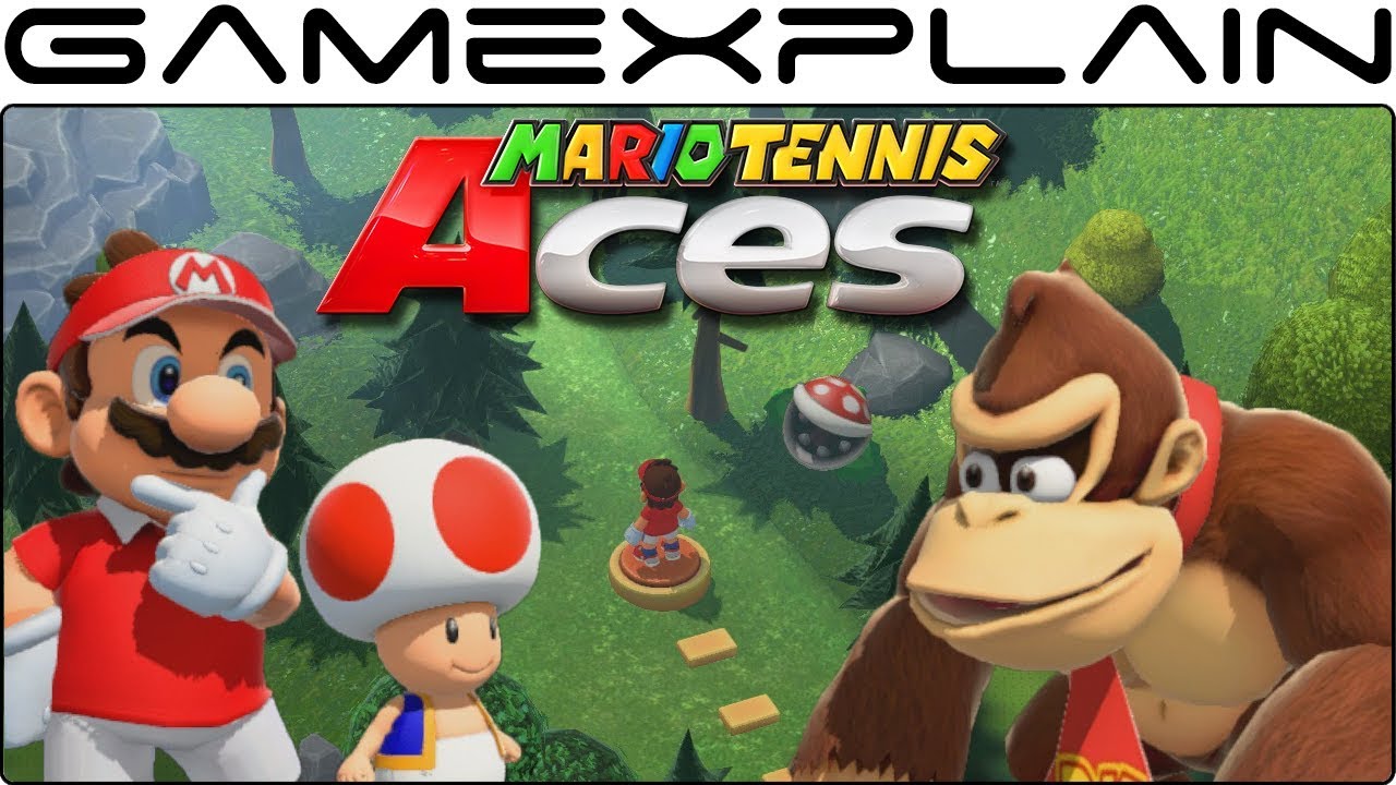 10 Minutes of Story Mode Gameplay in Mario Tennis Aces (Nintendo Switch)