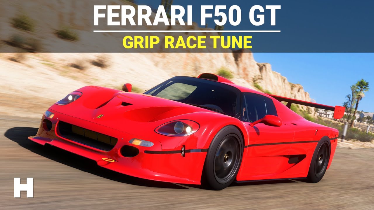 Forza Horizon 5 Tuning - 1996 Ferrari F50 GT, FH5 Grip Race Build, Tune & Gameplay