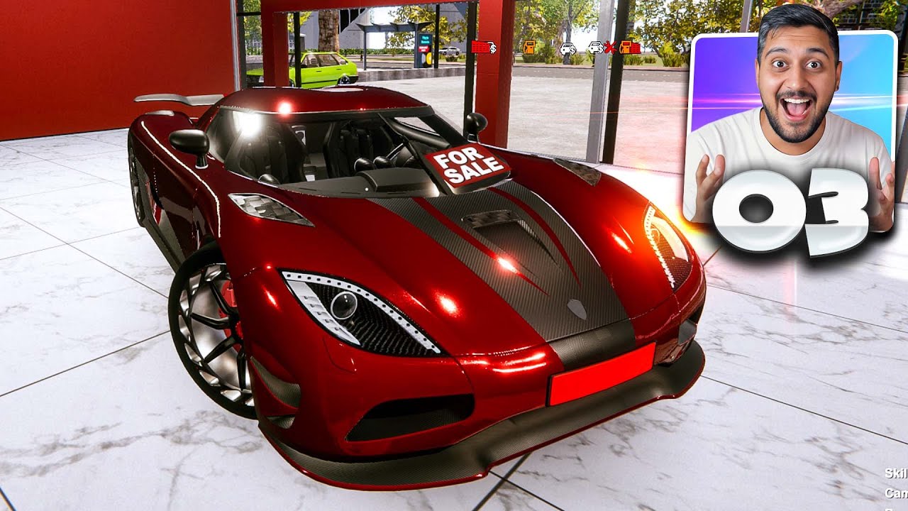 Car Dealership Simulator 2 [EP03] - بوگاتی خریدم! 💸 نمایشگاه ماشین خفن و لاکچری! 🚗🔥