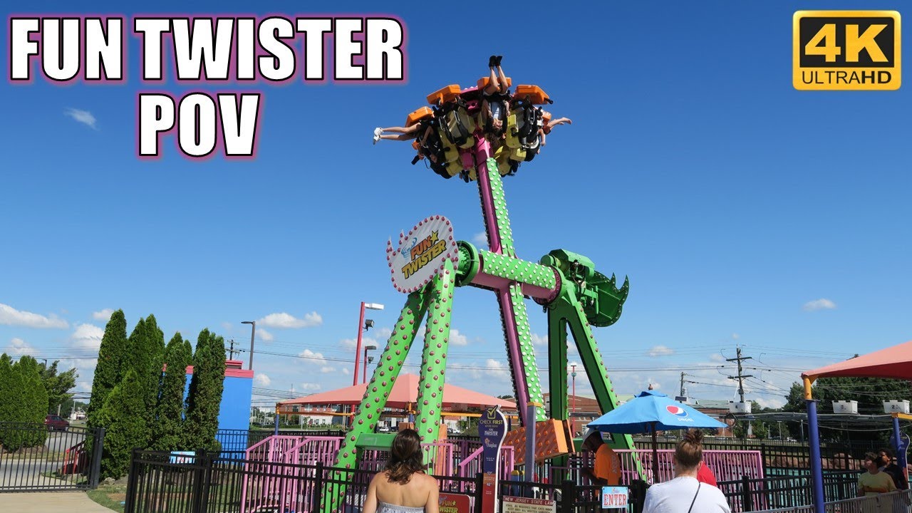Fun Twister POV (4K 60FPS), Funplex (NJ) SBF Inverting Frisbee | Non-Copyright