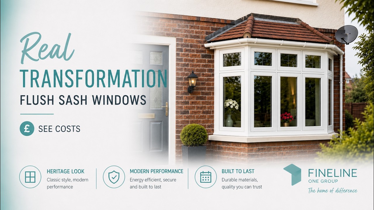 Flush Sash Windows Case Study | Windows, Doors, Conservatories and Extensions from Fineline Windows