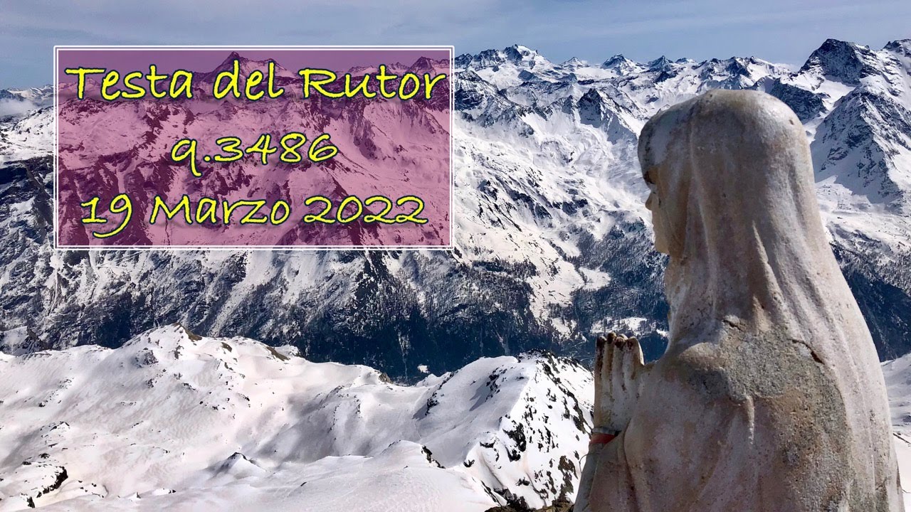 Testa del Rutor (m.3486) -  Scialpinismo Skialp -  GoPro Video