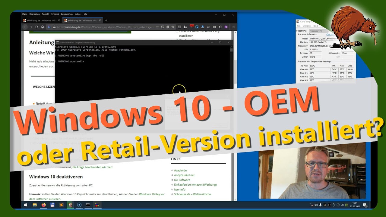 Windows 10 Retail oder OEM?