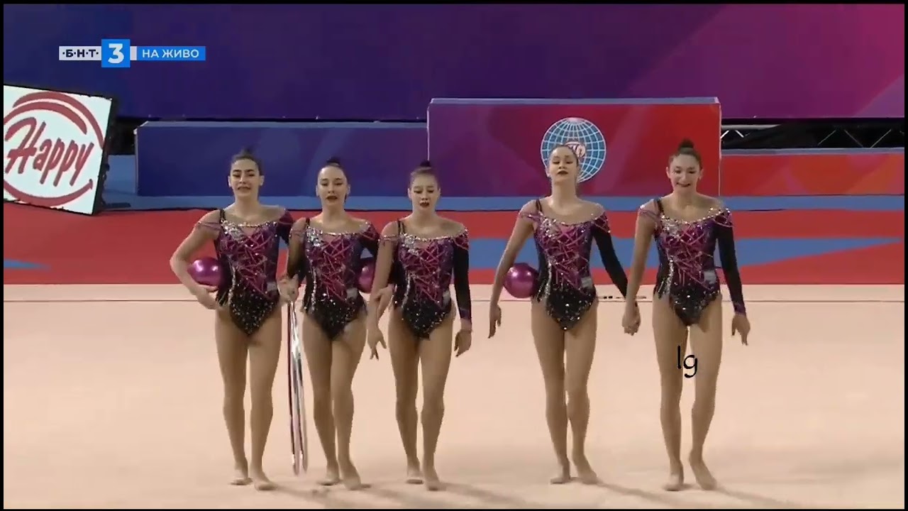 Group Uzbekistan 2 Hoops 3 Balls Final World Cup Sofia 2025