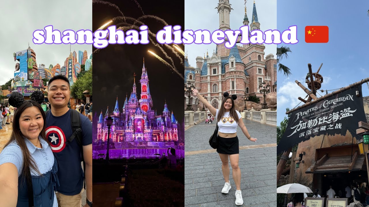 SHANGHAI DISNEYLAND VLOG! 🇨🇳🏰 (zootopia, battle for the sunken treasure, & illuminate fireworks!)