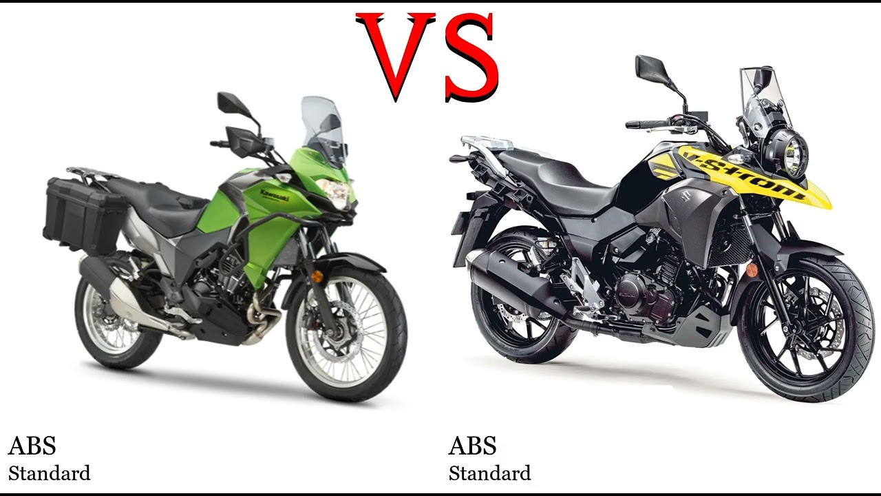Kawasaki Versys X 300 vs Suzuki V Strom 250 Test specification comparison