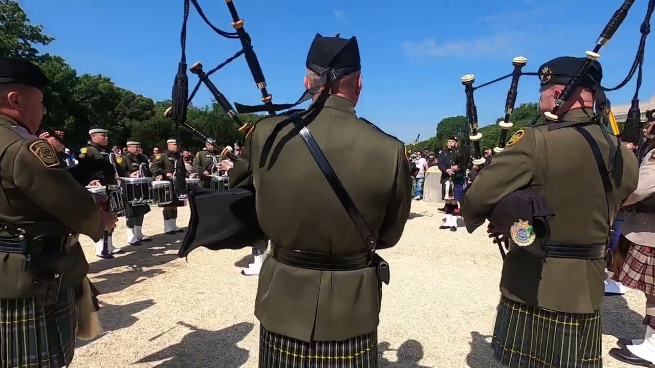 2023 Police Week Tribute: Combined CBP Pipes and Drums