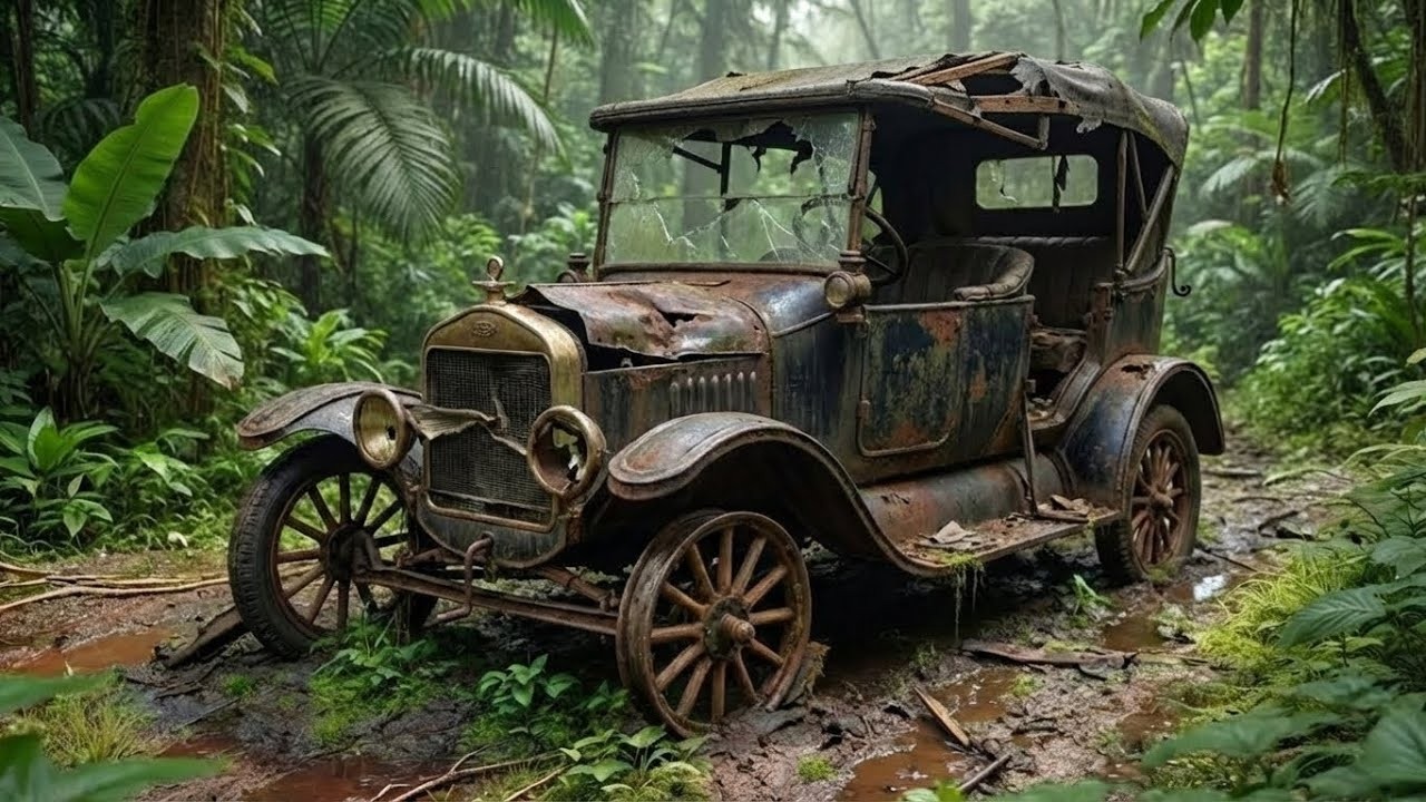 ASMR Car Restoration | 100-Year-Old Ford Model T Restored to Showroom New