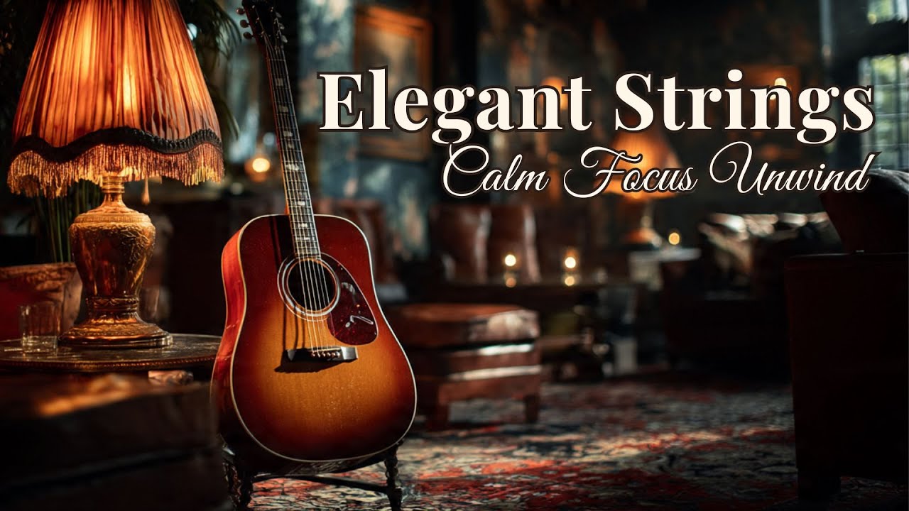 Cozy Winter Cabin 🏡 Warm Acoustic Guitar to Escape the Cold ~ Deep December Snow