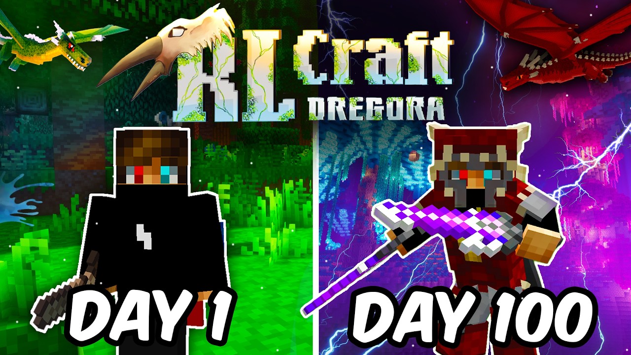 I Spent 100 Days in RLCRAFT DREGORA