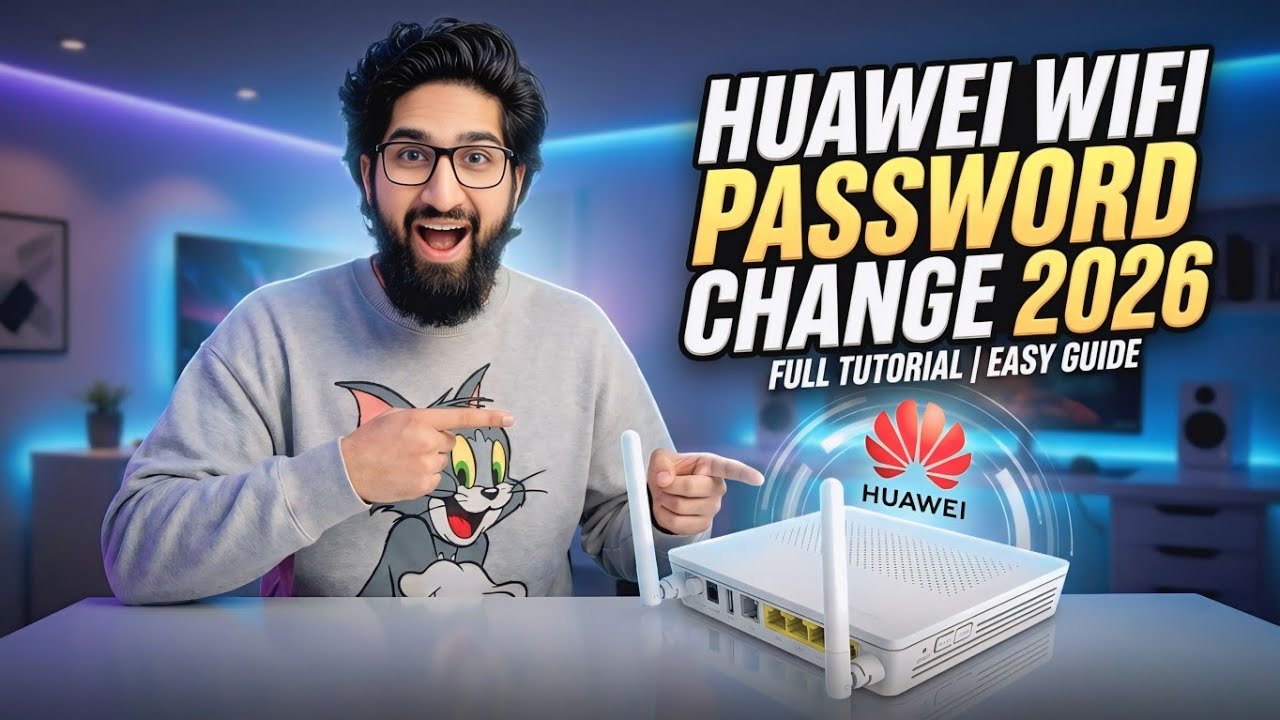How to Change Huawei Router WiFi Password and Username | Full Tutorial 2026