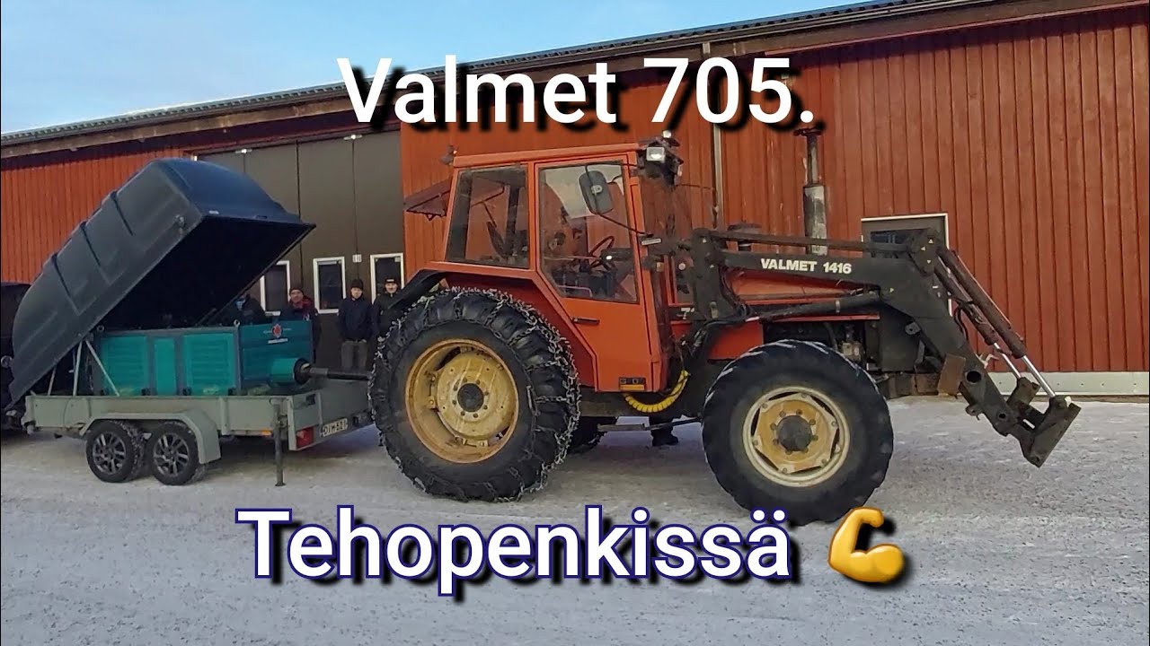 Valmet 705 tehopenkissä !!