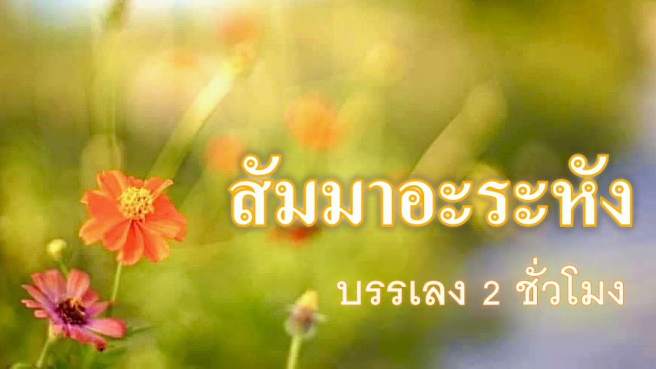 เสียงสัมมาอะระหัง ประกอบบรรเลง 2 ช.ม.