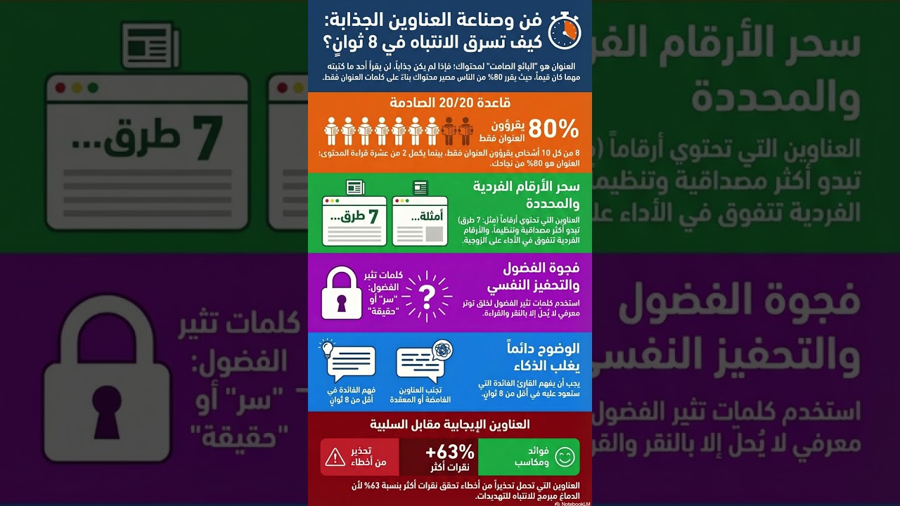 السر النفسي وراء العناوين التي تجبر الجميع على النقر!