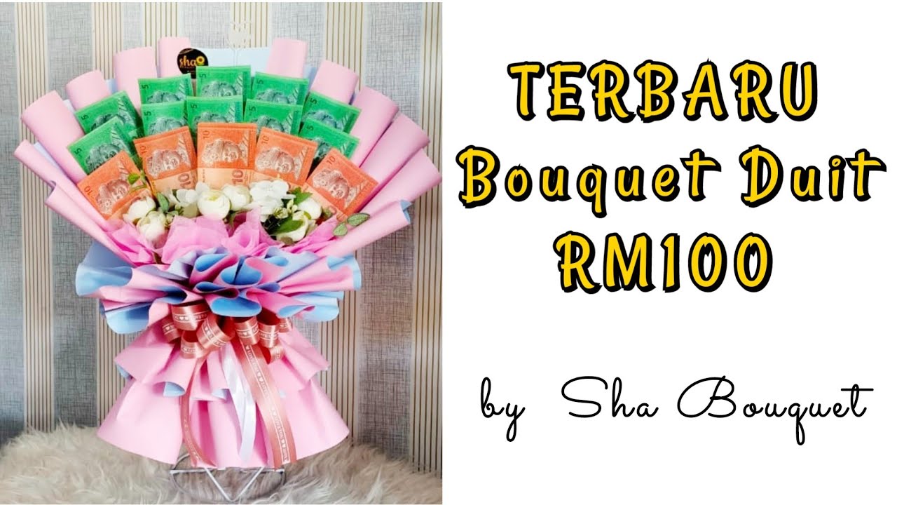BOUQUET DUIT ll cara buat bouquet duit ll HOW TO MAKE MONEY BOUQUET