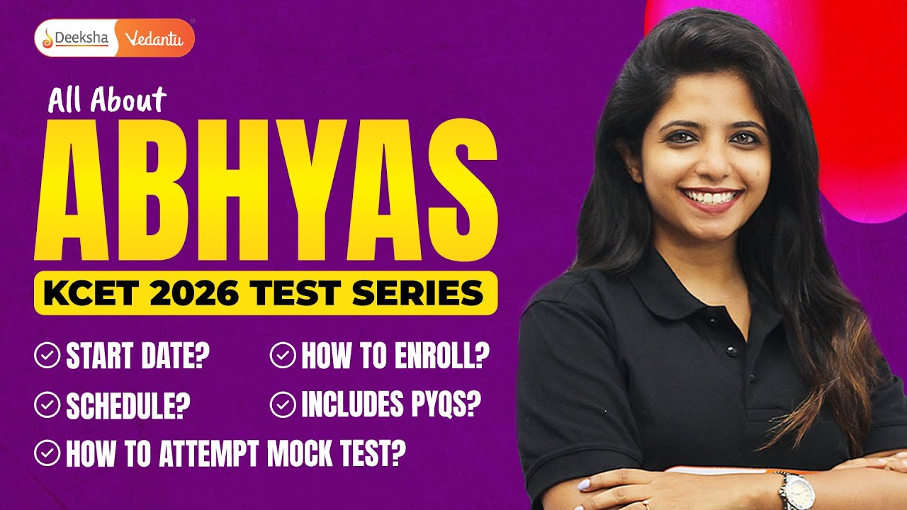 🚀 All About ABHYAS KCET 2026 Test Series | Start Date, Schedule & How to Access 🔥