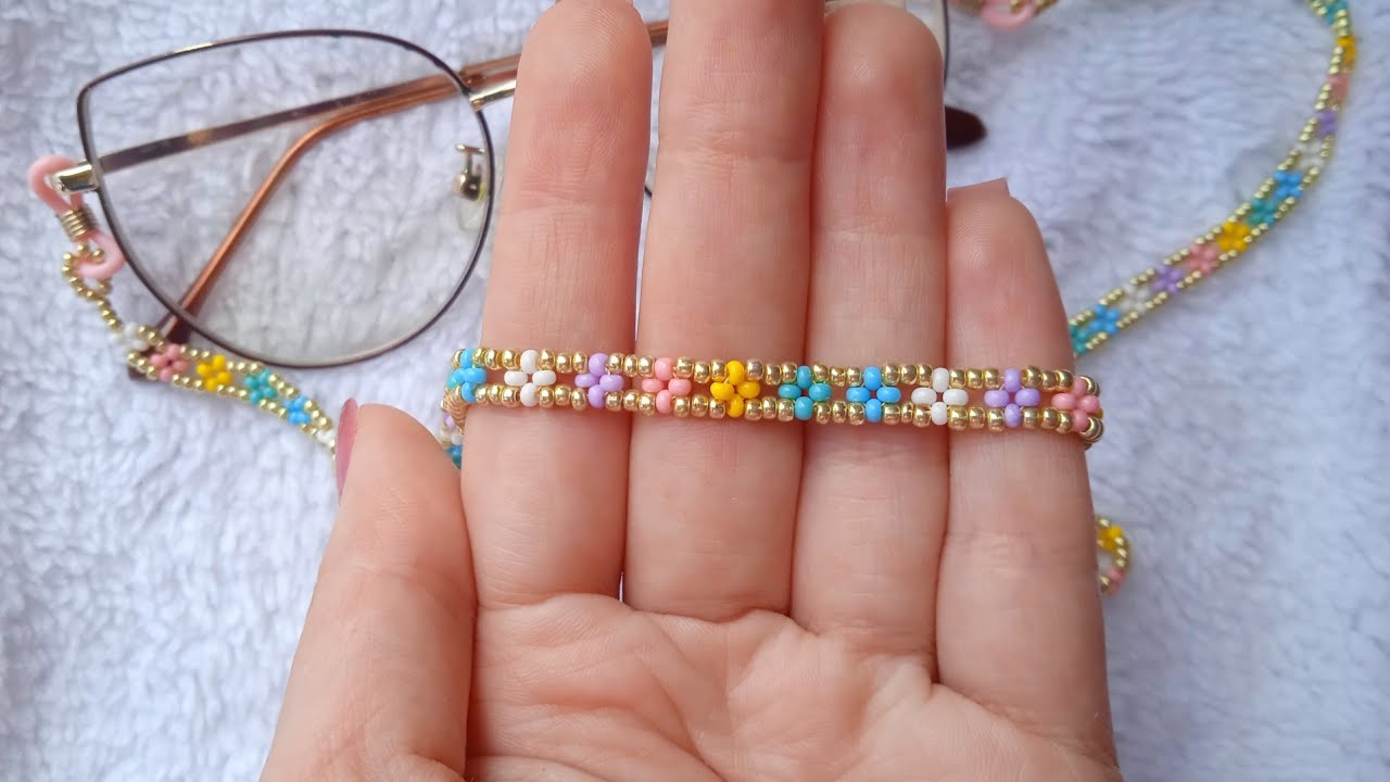 DIY| Cadena Sujetadora para Lentes/Gafas/Anteojos. Súper fácil. Paso a Paso 🤓
