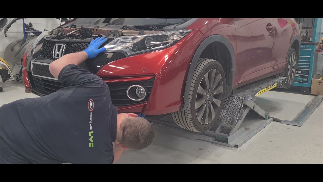 How to remove a 2016 Honda civic front bumper...